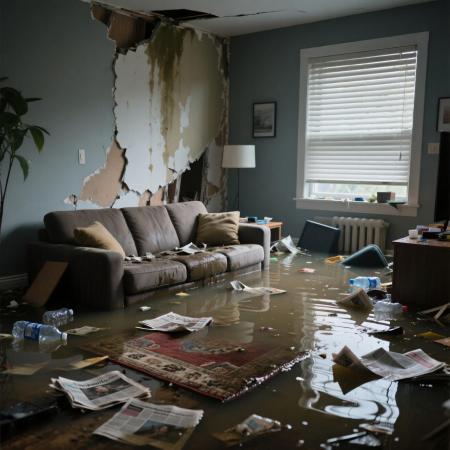 Оценка ущерба от залива в $v_gorod